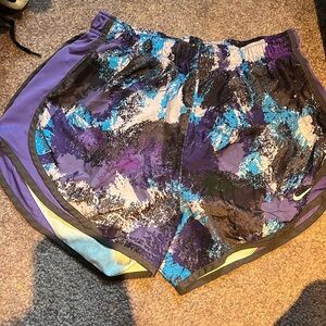 Purple nike workout shorts